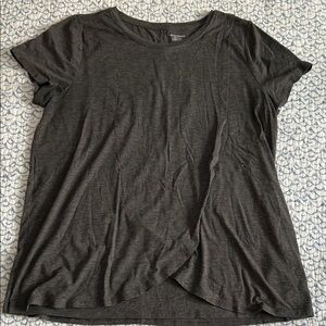 Motherhood Maternity Charcoal Short Sleeve Tee